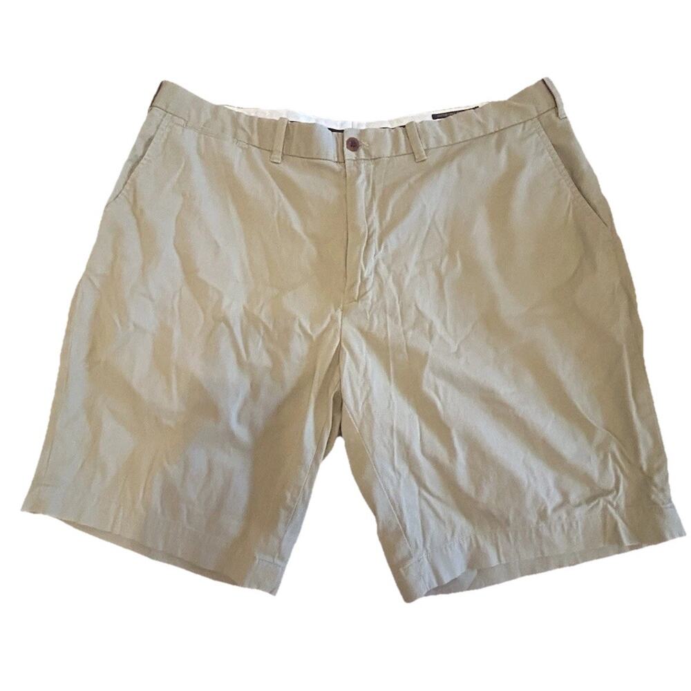 Polo Golf Ralph Lauren Chino Shorts Mens Sz 38 Khaki‎ Cotton Twill Stretch Crest